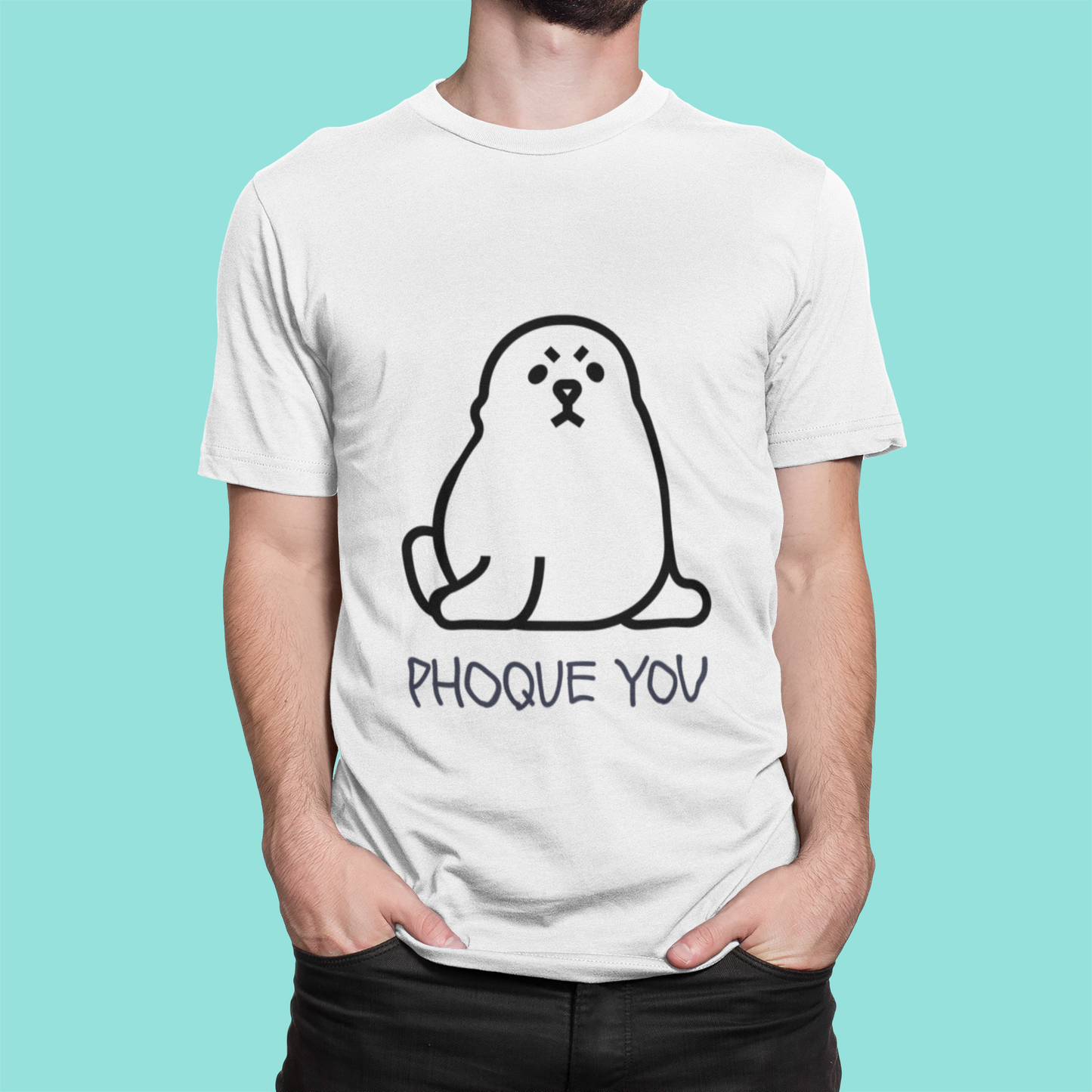 PHOQUE YOU TOO MEN'S TEE