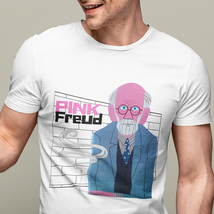 PINK FREUD MEN'S T