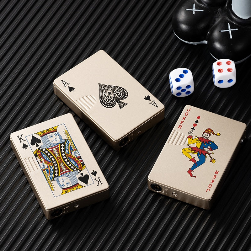 PLAYING CARDS WINDPROOF LIGHTER