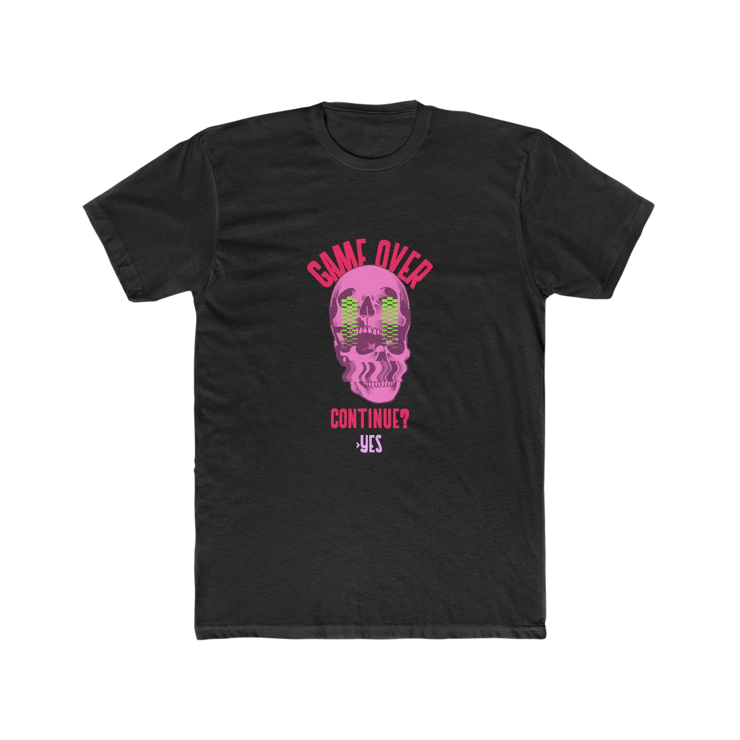 GAME OVER. CONTINUE? MEN'S T