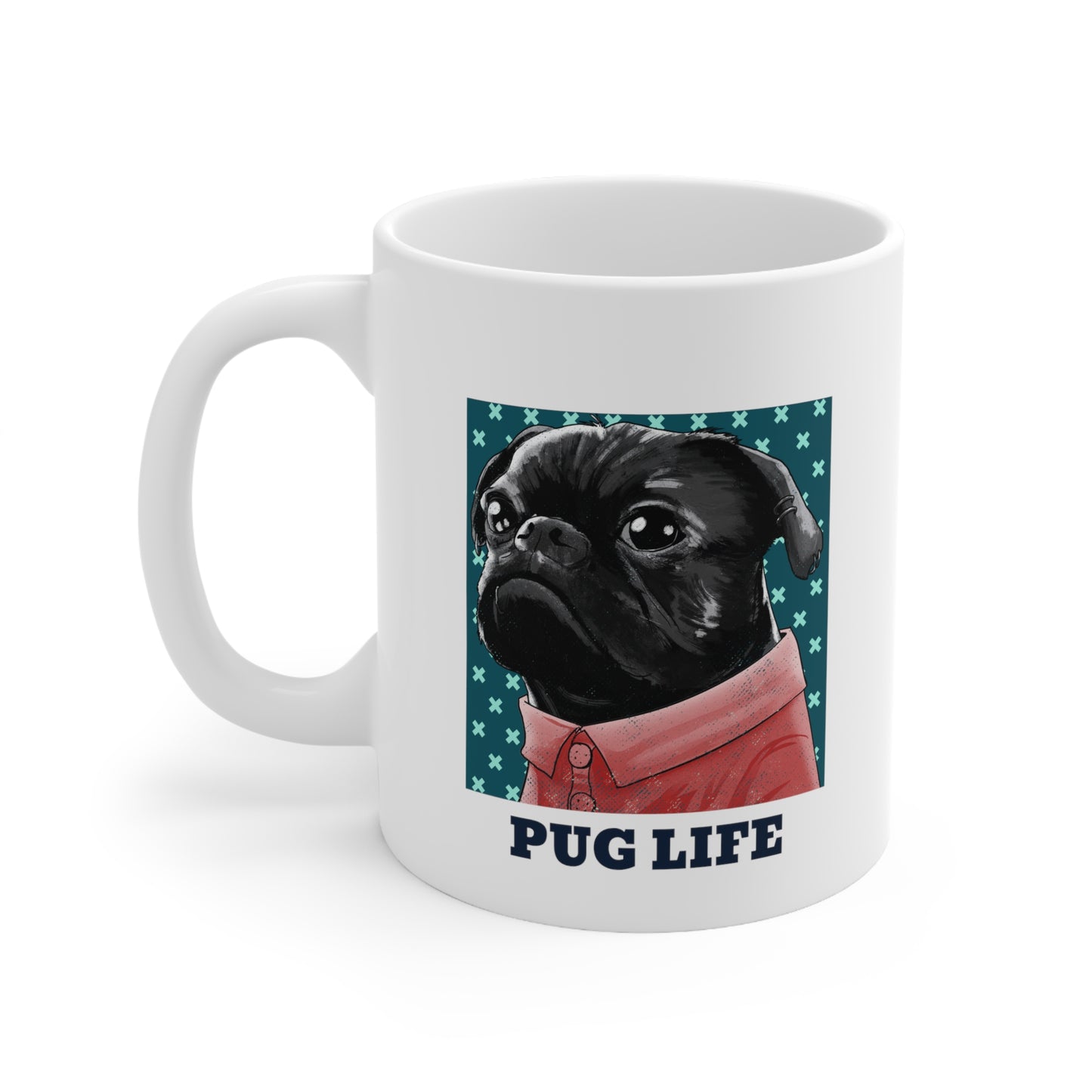 PUG LIFE Ceramic Mug 11oz