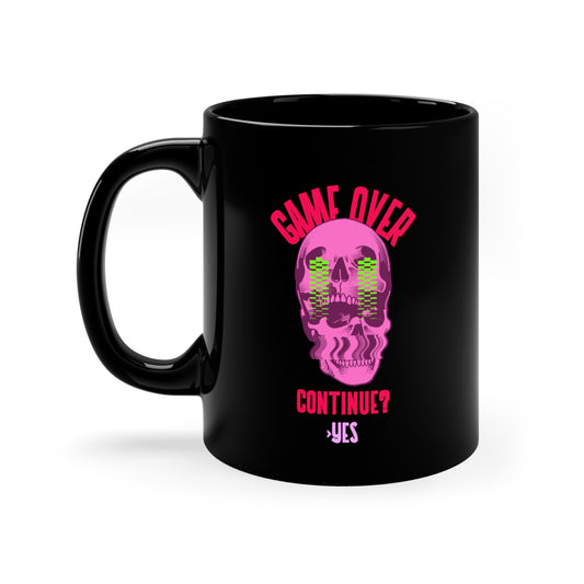 GAME OVER Black mug 11oz