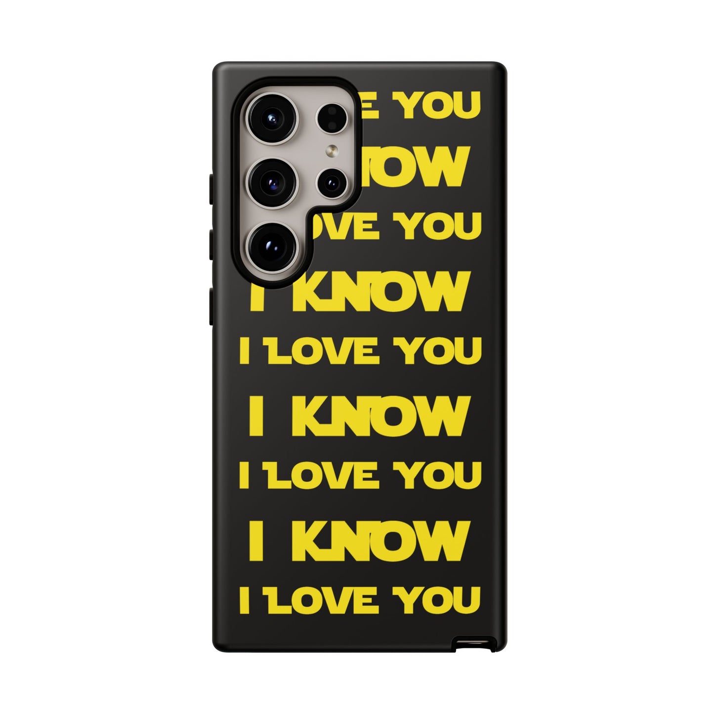 I LOVE YOU, I KNOW Tough Cases