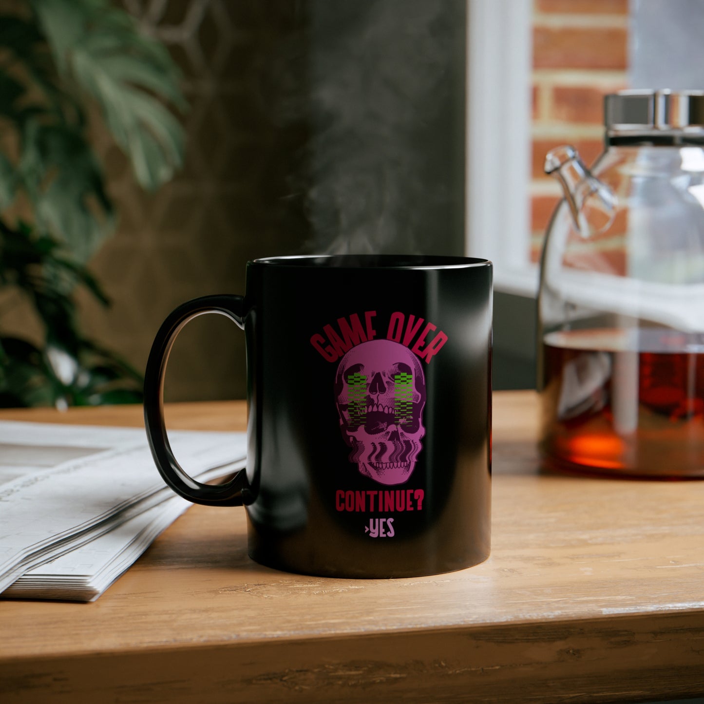 GAME OVER Black mug 11oz