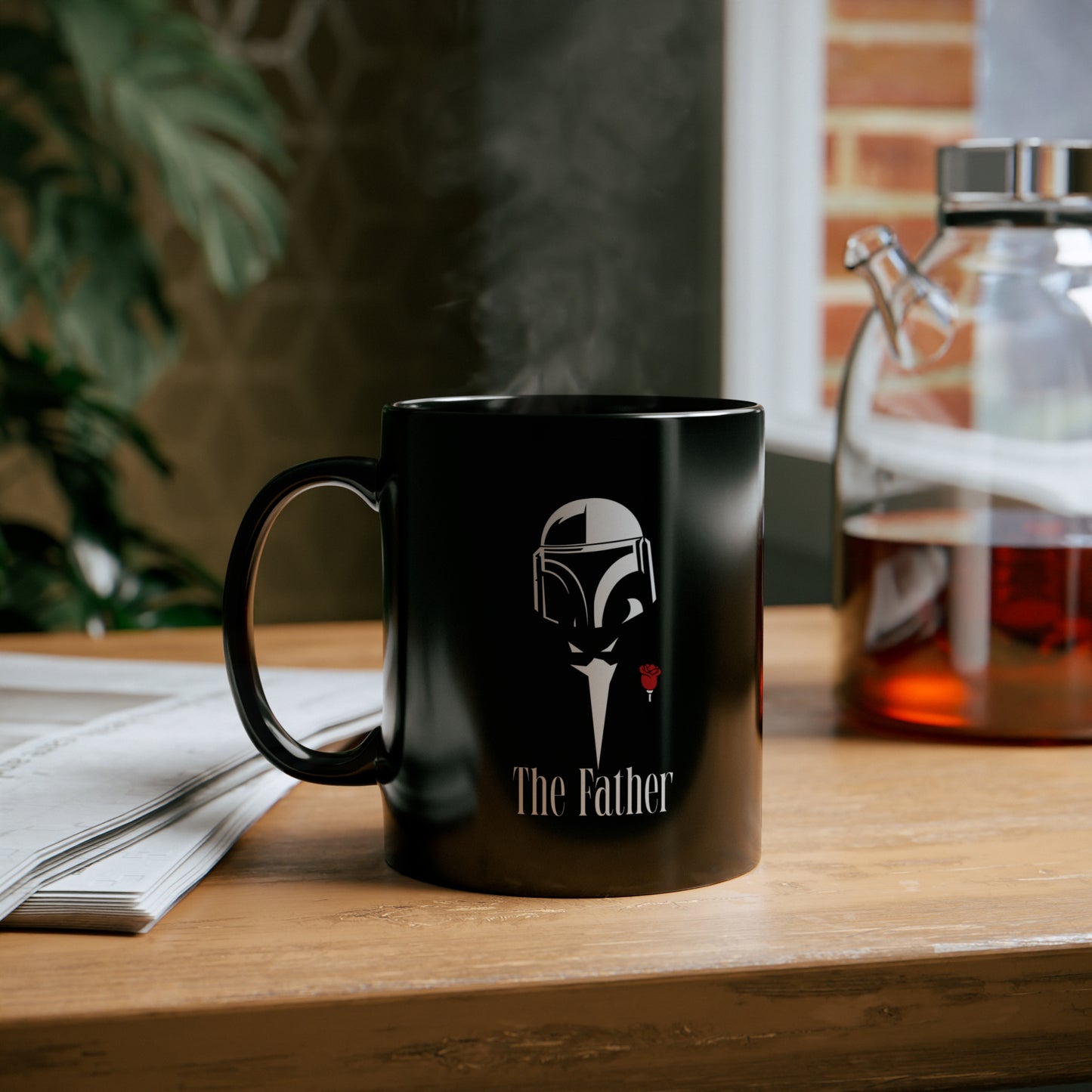 THE WAY Black mug 11oz