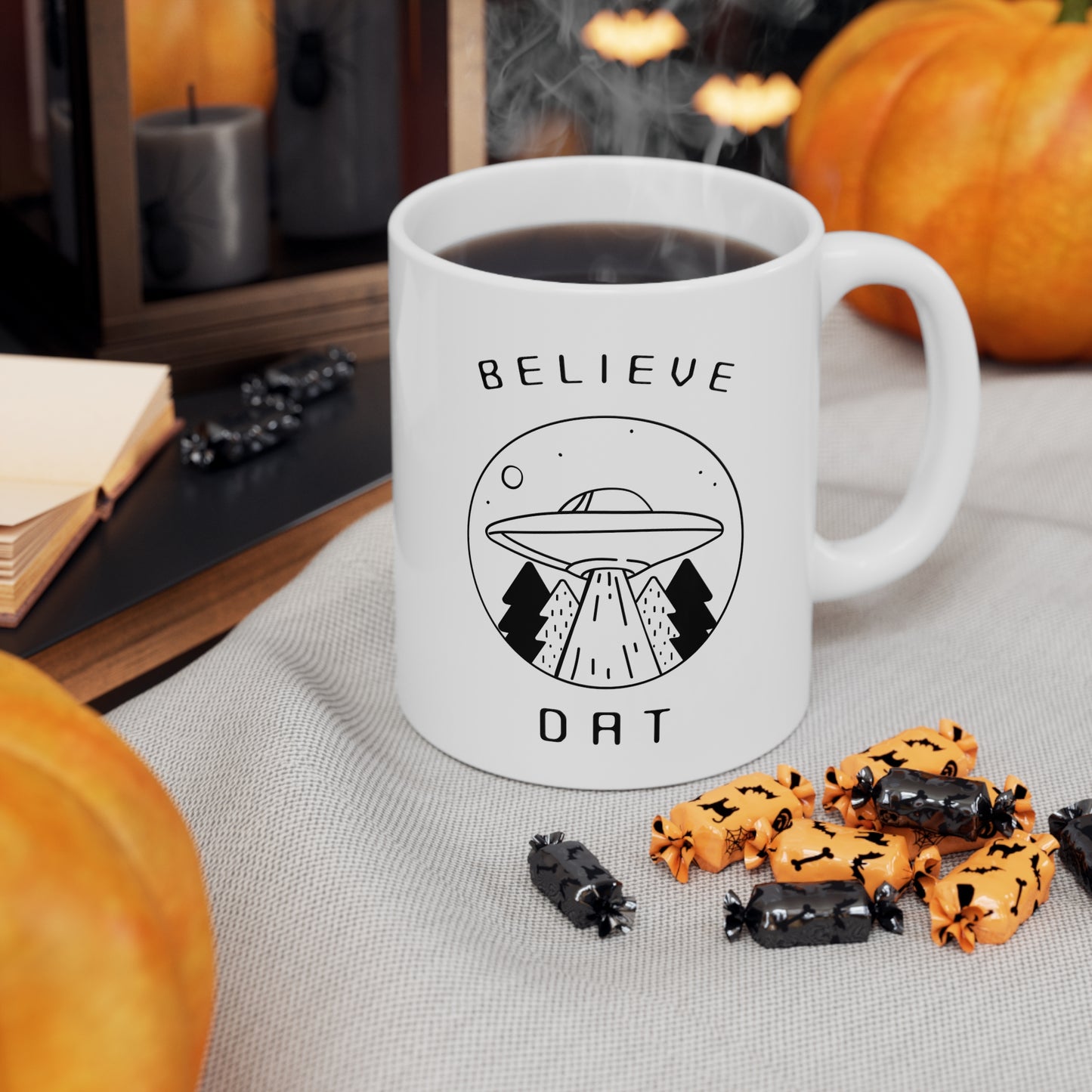 BELIEVE DAT MUG