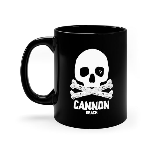 CANNON BEACH Black mug 11oz