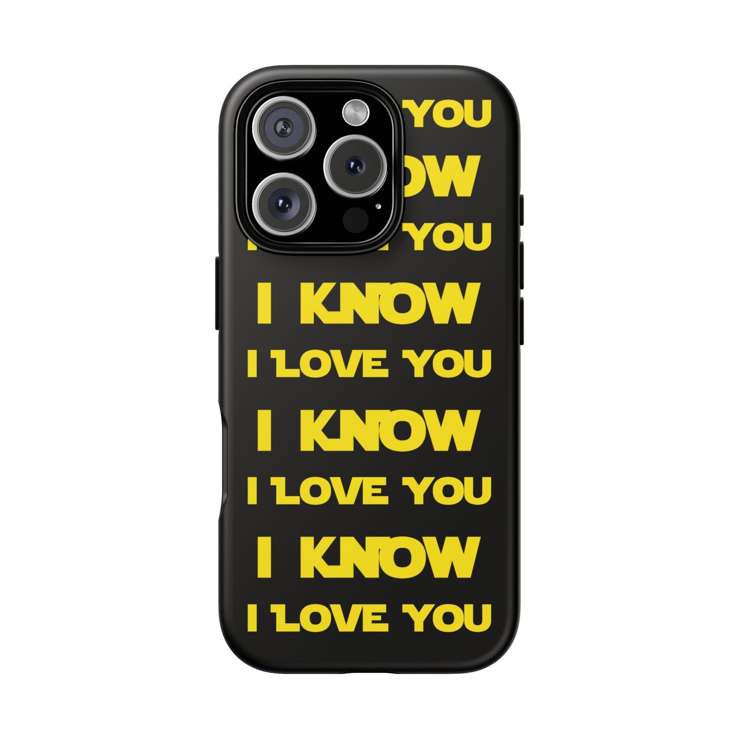 I LOVE YOU, I KNOW Tough Cases