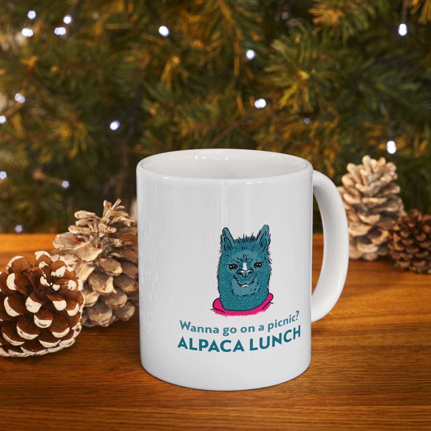 Alpacha Lunch Ceramic Mug 11oz