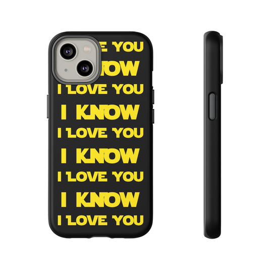 I LOVE YOU, I KNOW Tough Cases