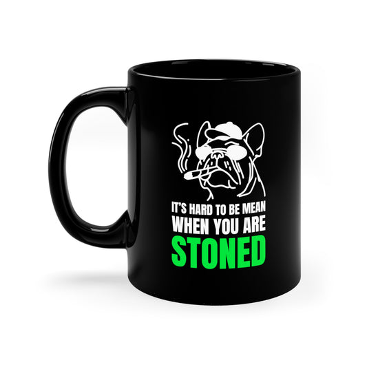 HARD 2 BE MEAN Black mug 11oz
