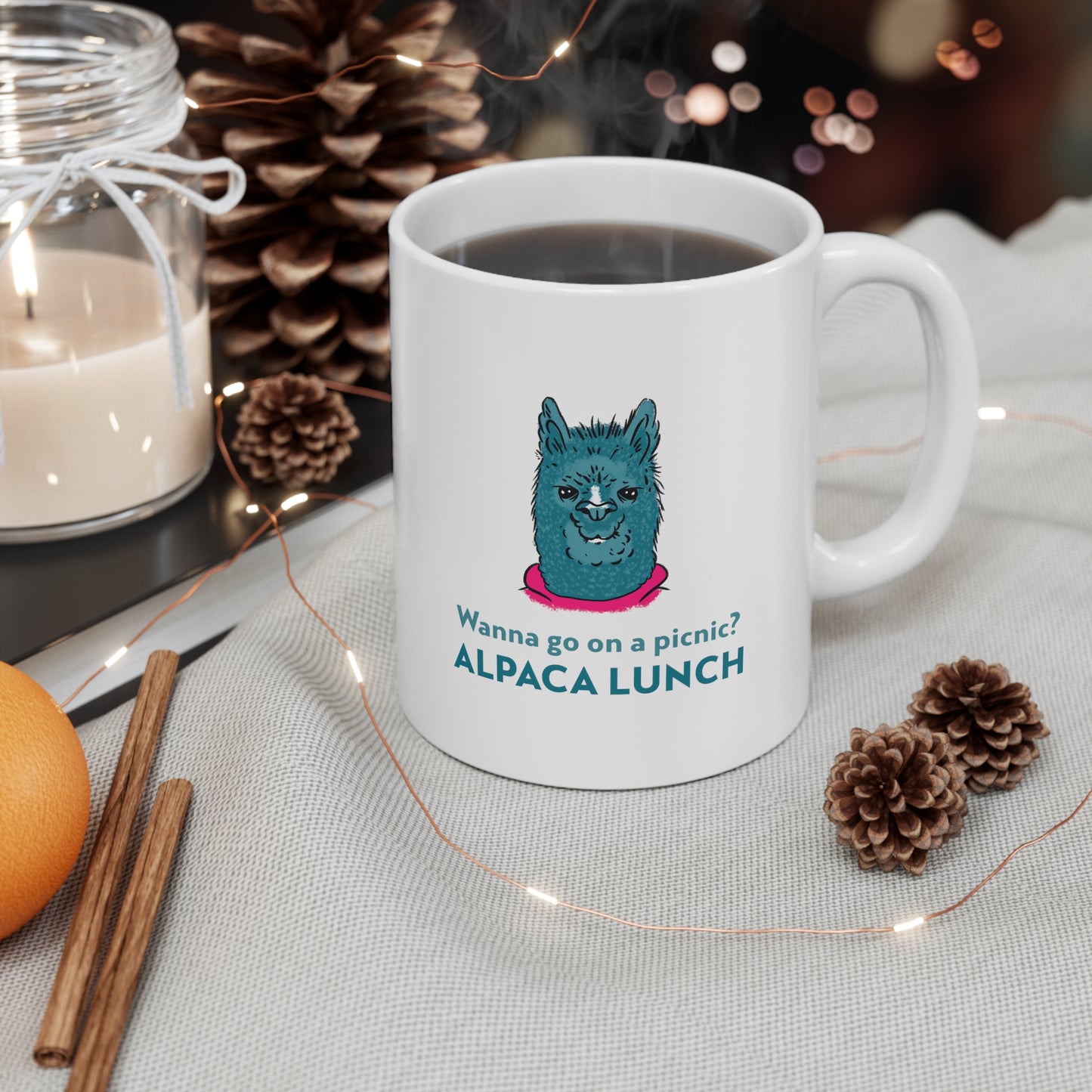 Alpacha Lunch Ceramic Mug 11oz