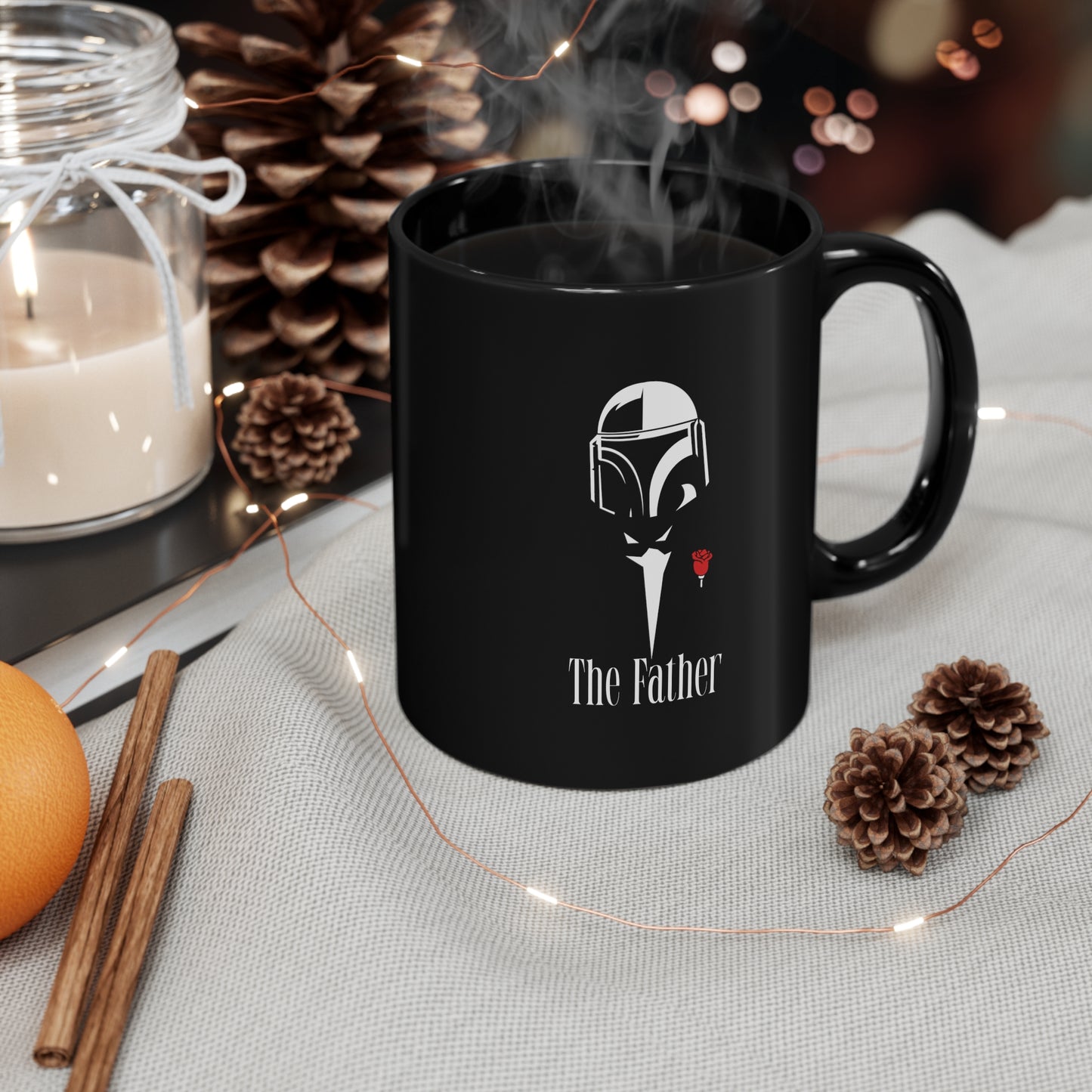 THE WAY Black mug 11oz