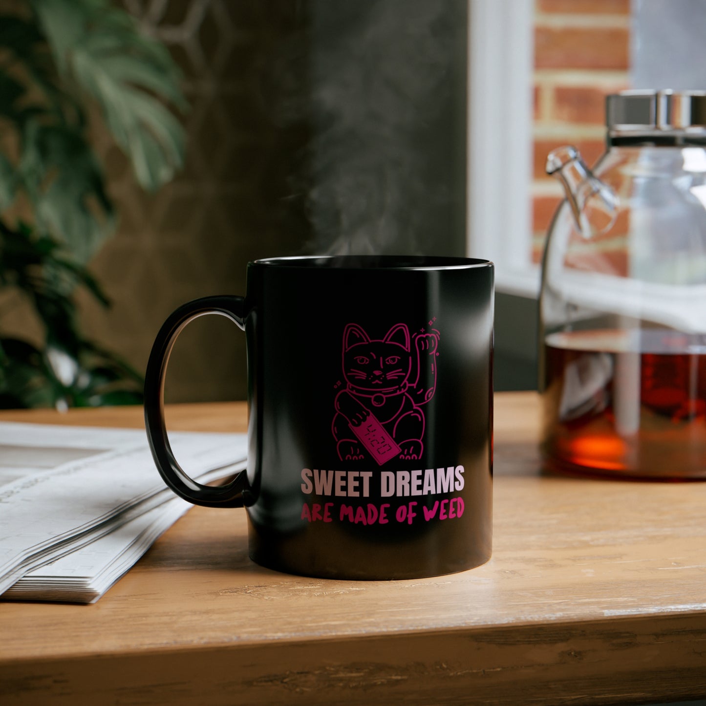 SWEET DREAMS Black mug 11oz