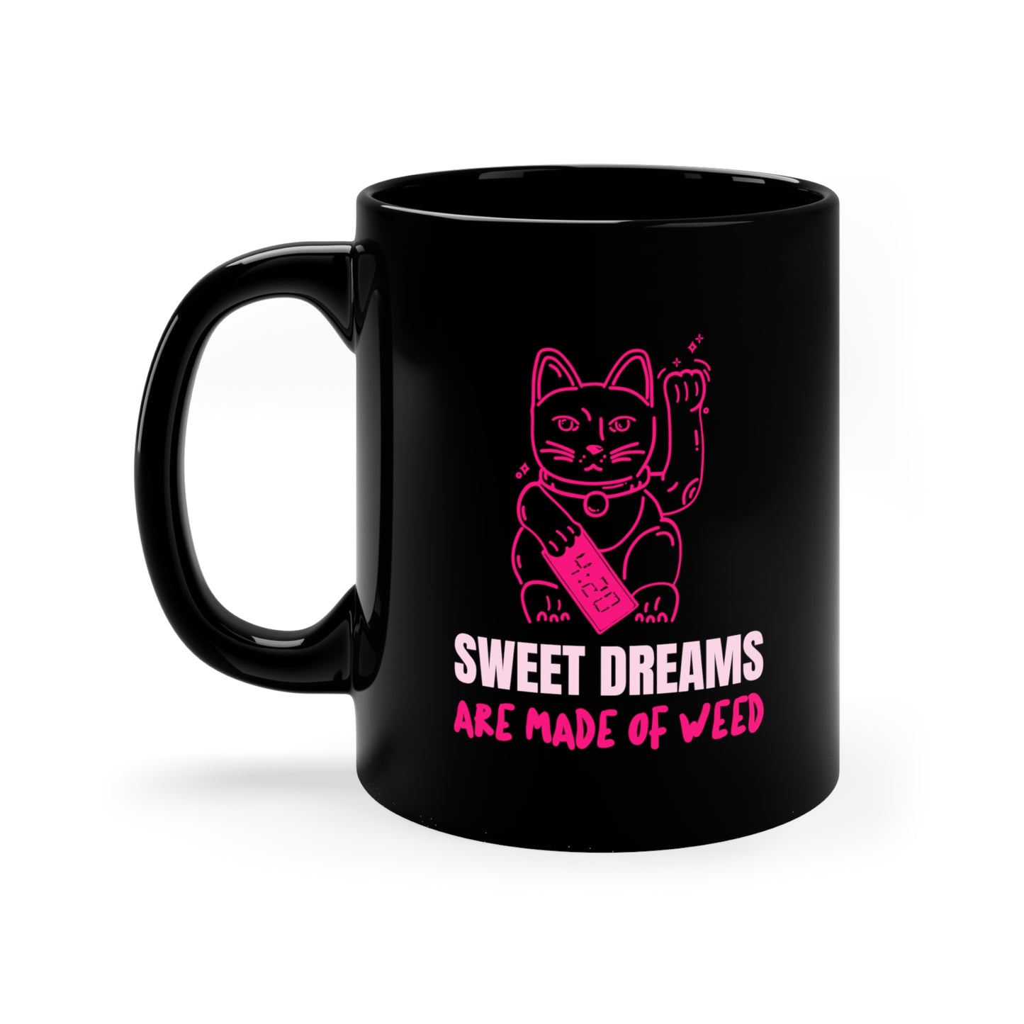 SWEET DREAMS Black mug 11oz