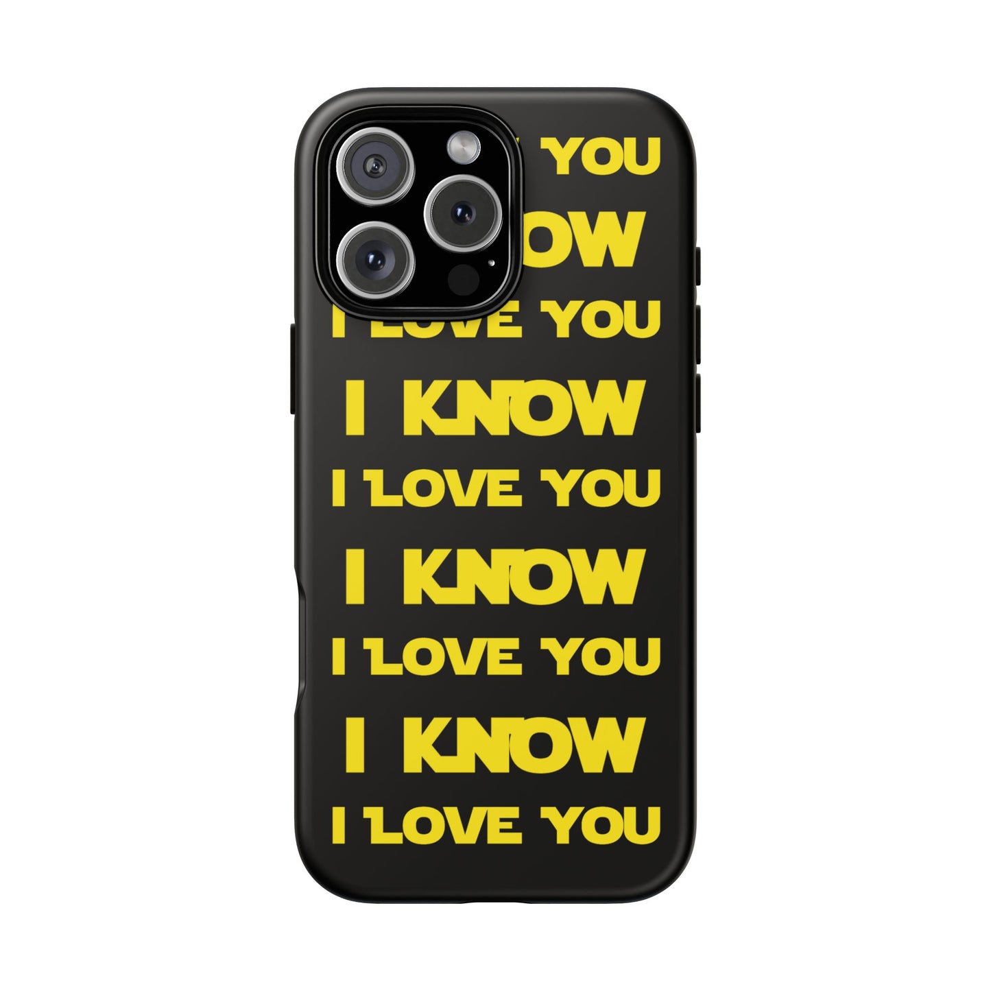 I LOVE YOU, I KNOW Tough Cases