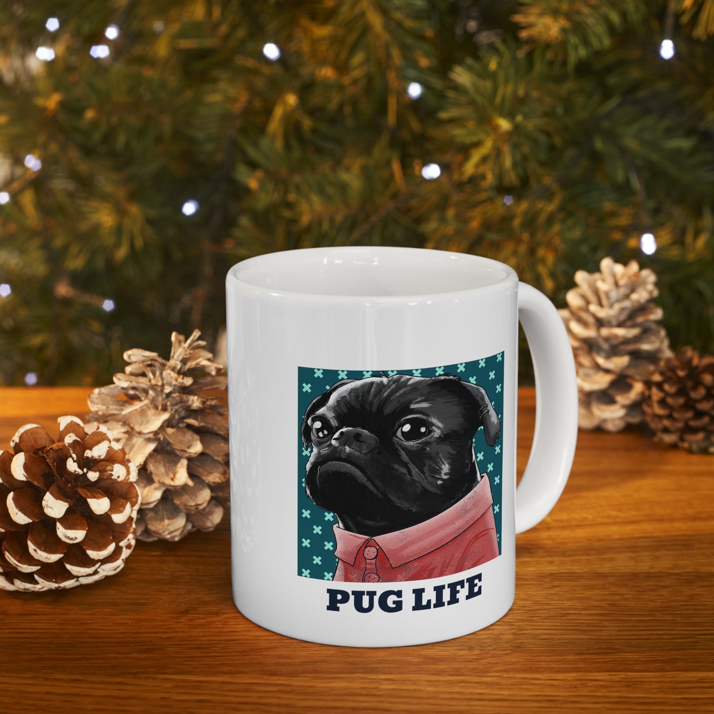 PUG LIFE Ceramic Mug 11oz