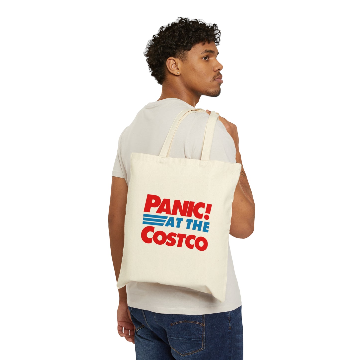 VINYL Cotton Canvas Tote Bag