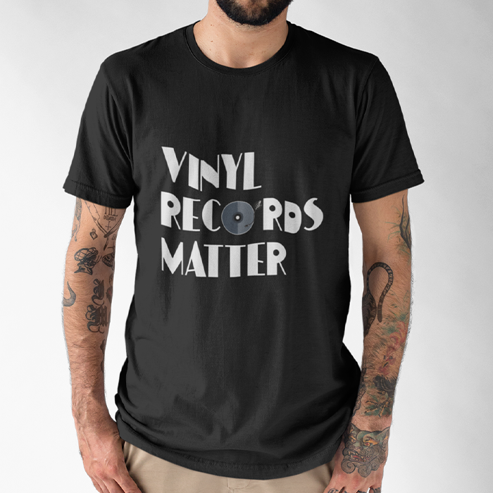 VINYL RECORDS MATTER MEN'S TEE