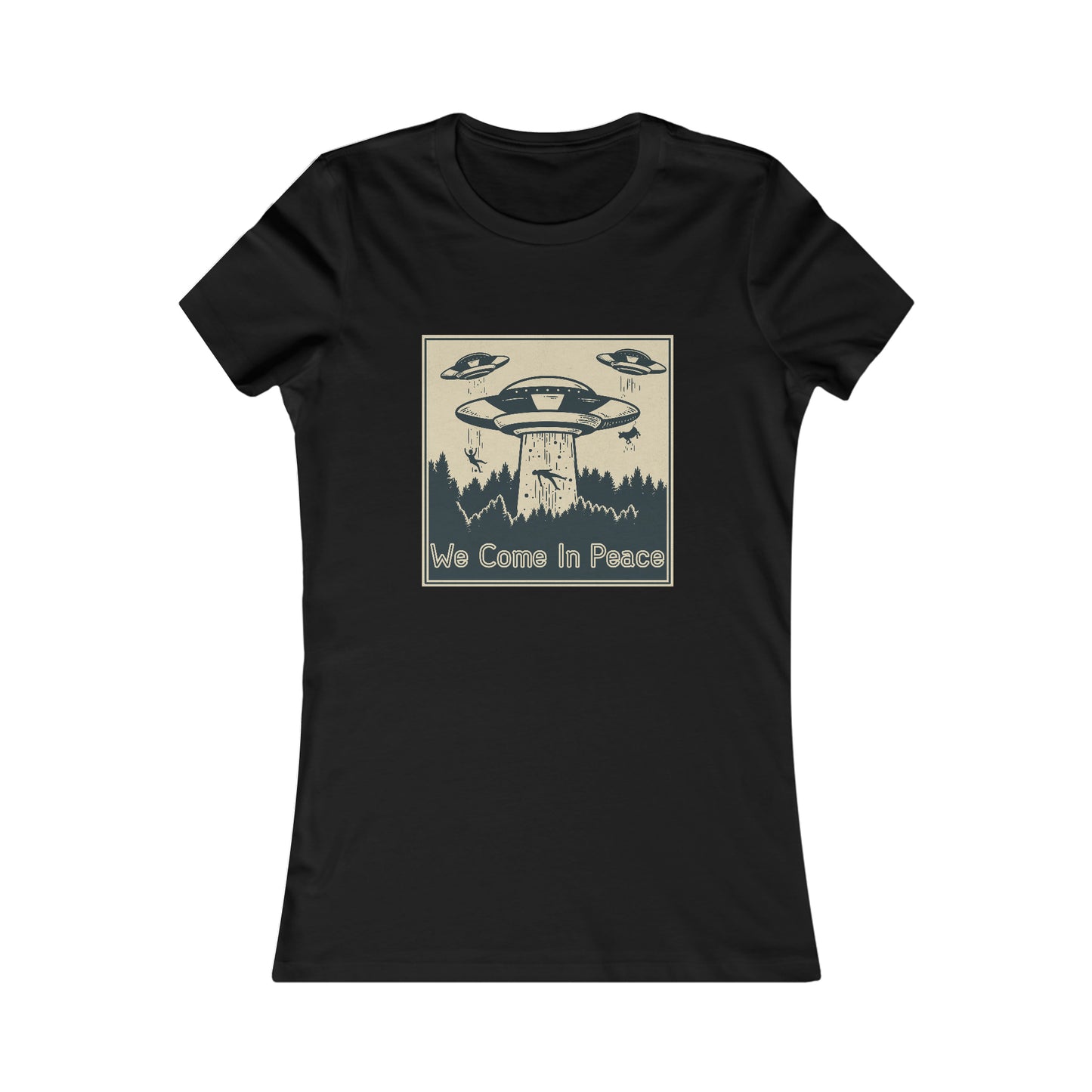 WE COME IN PEACE WOMEN'S T