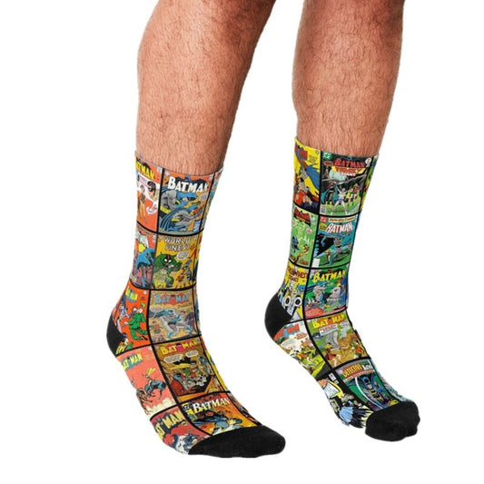 Funny Men's Comic Book Sock